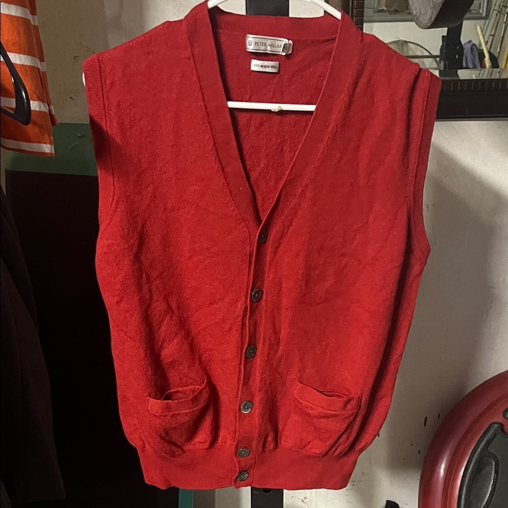 Peter Millar Red Vest